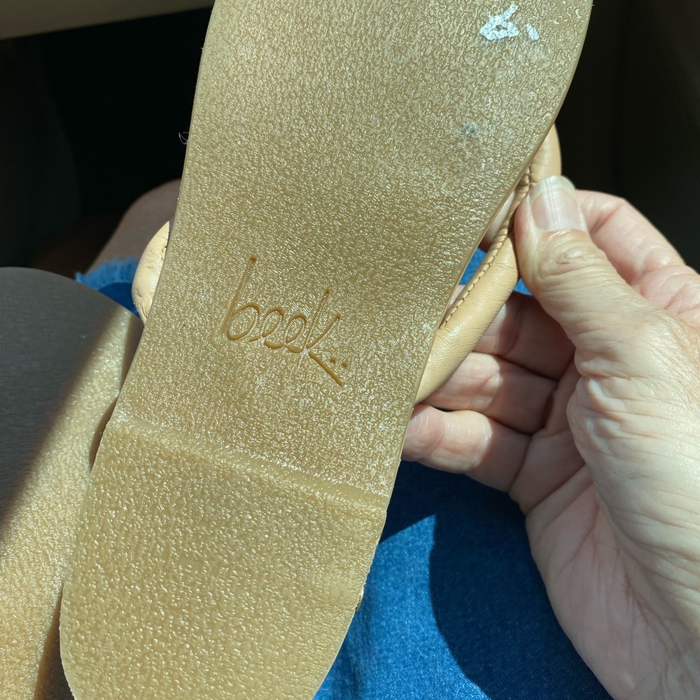 Beek brand Sunbeam Leather Flip Flop Sandal - Picture 4 of 7